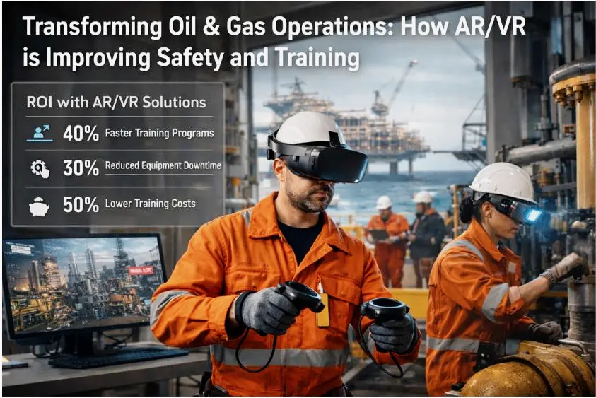 How AR/VR is Transforming Oil & Gas Operations: Improving Safety, Training, and Efficiency